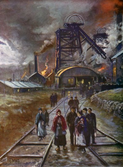 Une mine - tôt le matin - Charles John de after Lacy